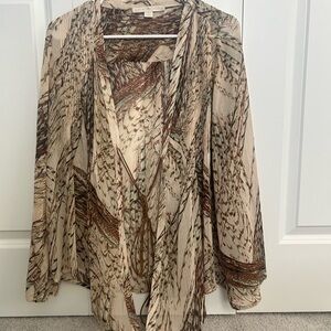 Boston Proper Earthy Tones Blouse